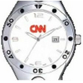 Women's Monaco Stainless Steel Bracelet Watch W/ White Dial